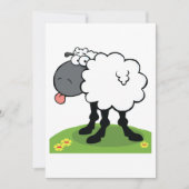 Invitation de la langue de bâton de mouton (Devant)