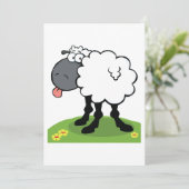 Invitation de la langue de bâton de mouton (Debout devant)