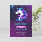 Invitation de la licorne de Galaxy (Debout devant)