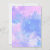 Invitation de la licorne d'Halloween (Dos)