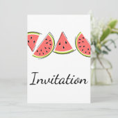 Invitation de la ligne Watermelon verticale (Debout devant)