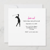 Invitation de la Ligue de Golf Dames (Dos)