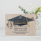 Invitation de la limite de diplôme (Debout devant)