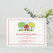 Invitation de la Little Red House House House Hous (Debout devant)