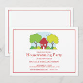 Invitation de la Little Red House House House Hous (Devant / Derrière)