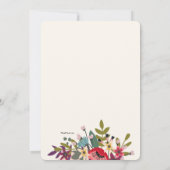 Invitation de la lune de printemps (Dos)