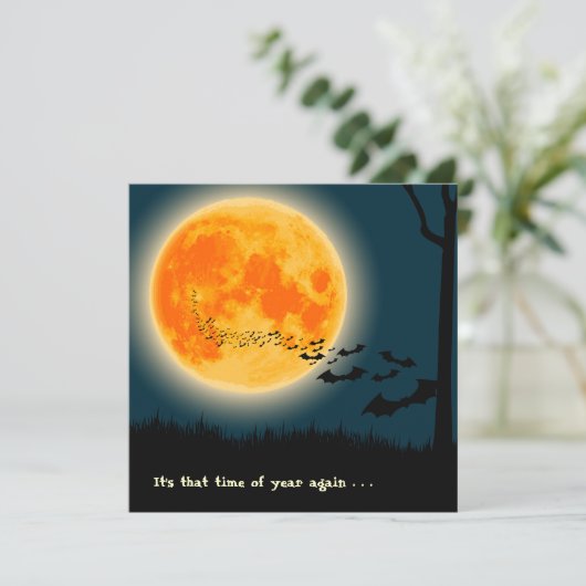 Invitation de la lune de récolte (Debout devant)