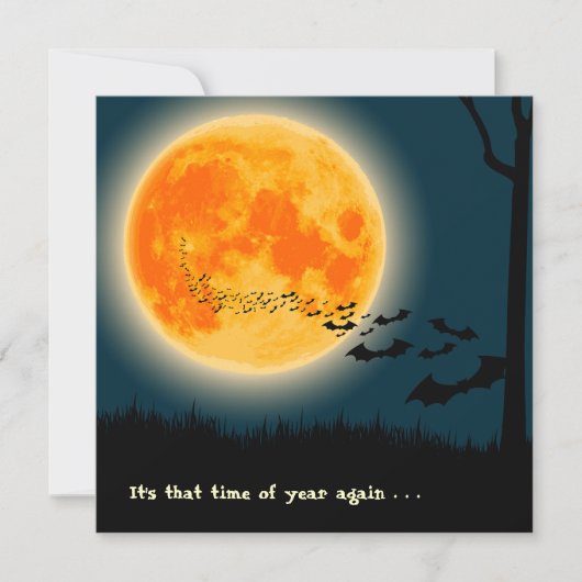 Invitation de la lune de récolte (Devant)