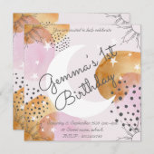 Invitation de la lune rose (Devant / Derrière)