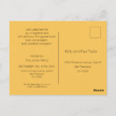 Invitation de la Maison portugaise de Noël (Dos)