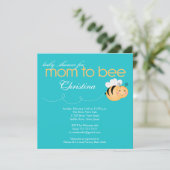 Invitation de la maman moderne à Baby shower (Debout devant)