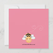 Invitation de la maman moderne à Baby shower (Dos)