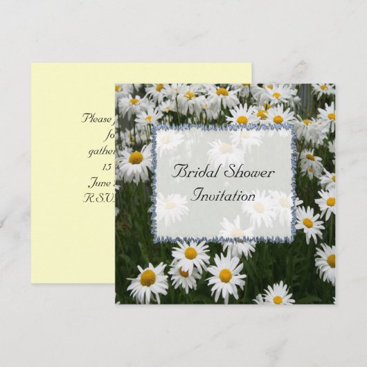 Invitation de la marée Daisy (Devant / Derrière)