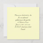 Invitation de la marée Daisy (Dos)