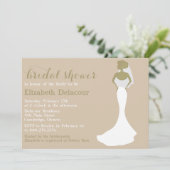 Invitation de la Mariage de Sirène (Debout devant)