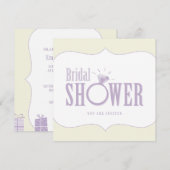 Invitation de la mariage Ring Bridal (Devant / Derrière)