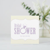 Invitation de la mariage Ring Bridal (Debout devant)