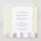Invitation de la mariage Ring Bridal (Dos)