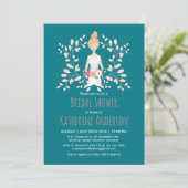 Invitation de la Mariage turquoise robe de mariée  (Debout devant)