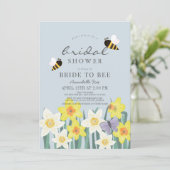 Invitation de la mariée à Bee Daffodil Fête des ma (Debout devant)