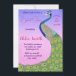Invitation de la mariée à devenir avec Peacock-Ins<br><div class="desc">Offrez-vous une célébration de l'amour et de la beauté avec notre magnifique invitation à la douche nuptiale sur le thème du paon. Délicatement conçue avec un motif paon époustouflant, sur fond de rose enchanteur et de bleu serein, cette invitation est un mélange parfait d'élégance et de charme. #paon #pinkandbluecolor #bridetobe...</div>