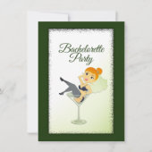 Invitation de la mariée à être Bachelorette Party (Devant)