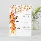 Invitation de la mariée à être mariée douche nupti (Debout devant)