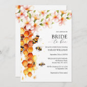 Invitation de la mariée à être mariée douche nupti (Devant / Derrière)