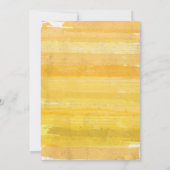 Invitation de la mariée à la douche d'abeille à bo (Dos)