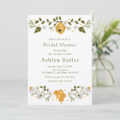 Invitation de la mariée à la douche nuptiale (Debout devant)