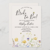 Invitation de la mariée à la douche nuptiale (Devant / Derrière)