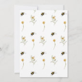 Invitation de la mariée à la douche nuptiale (Dos)