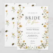 Invitation de la mariée à la douche nuptiale (Devant / Derrière)