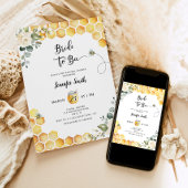 Invitation de la mariée à la douche nuptiale