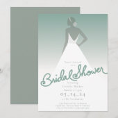 Invitation de la mariée à la douche nuptiale (Devant / Derrière)