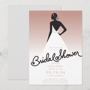 Invitation de la mariée à la douche nuptiale
