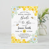 Invitation de la mariée à la douche nuptiale (Debout devant)