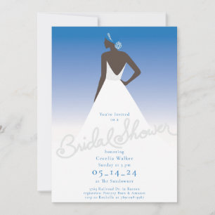 Invitation de la mariée à la douche nuptiale