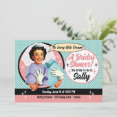 Invitation de la mariée à la douche nuptiale (Debout devant)