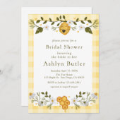 Invitation de la mariée à l'abeille (Devant / Derrière)