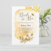 Invitation de la mariée à l'abeille (Debout devant)