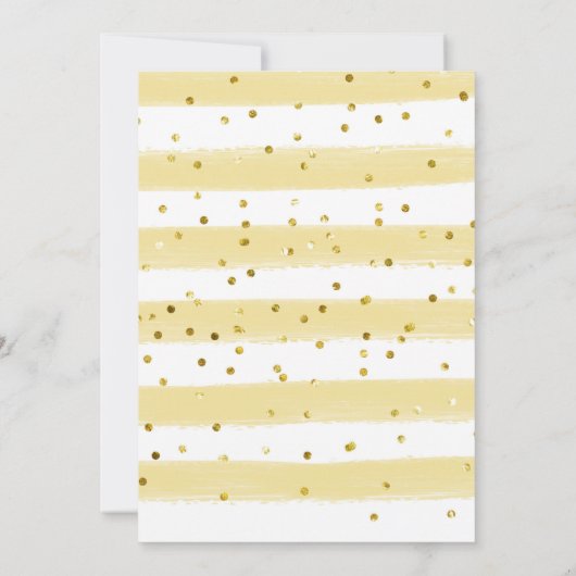 Invitation de la mariée à l'abeille (Dos)