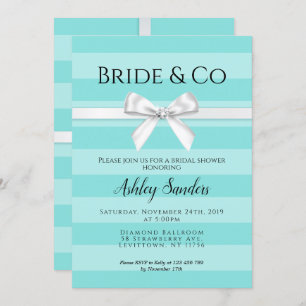 Invitation de la mariée de Mint & Co.