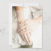 Invitation de la mariée Diamond Mariage de douche  (Dos)