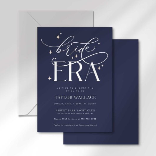 Invitation de la mariée Era