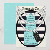 Invitation de la mariée et co-nuptiale (Devant / Derrière)