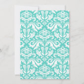 Invitation de la mariée et co-nuptiale (Dos)