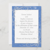 Invitation de la mariée et de la chambre de neige  (Dos)