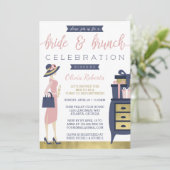 Invitation de la mariée et du brunch Shower, Marin (Debout devant)