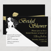 Invitation de la mariée Silhouette (Devant / Derrière)